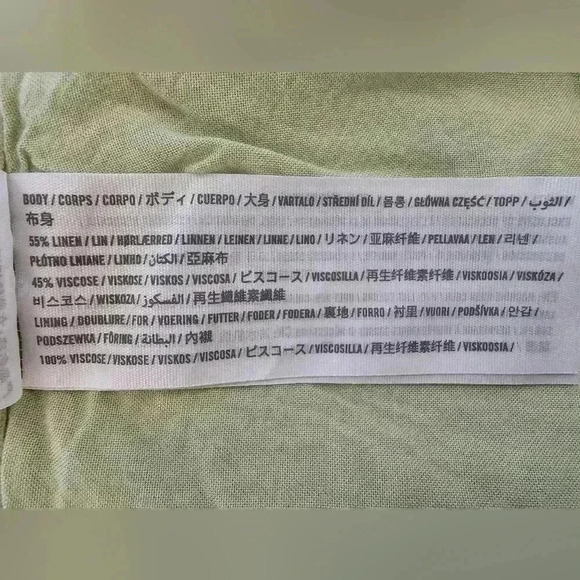 Abercrombie Linen Blend Shorts M - Picture 4 of 5